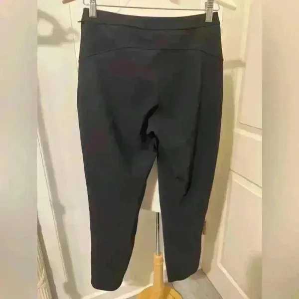 Lululemon $148‎ Black Work Slacks Pants Zipper Button Nylon Xtra Life Business - Image 3