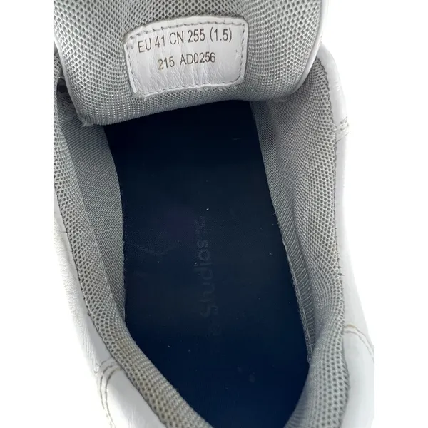 Acne Studios White Face Double Strap Low Top‎ Sneakers - Image 10