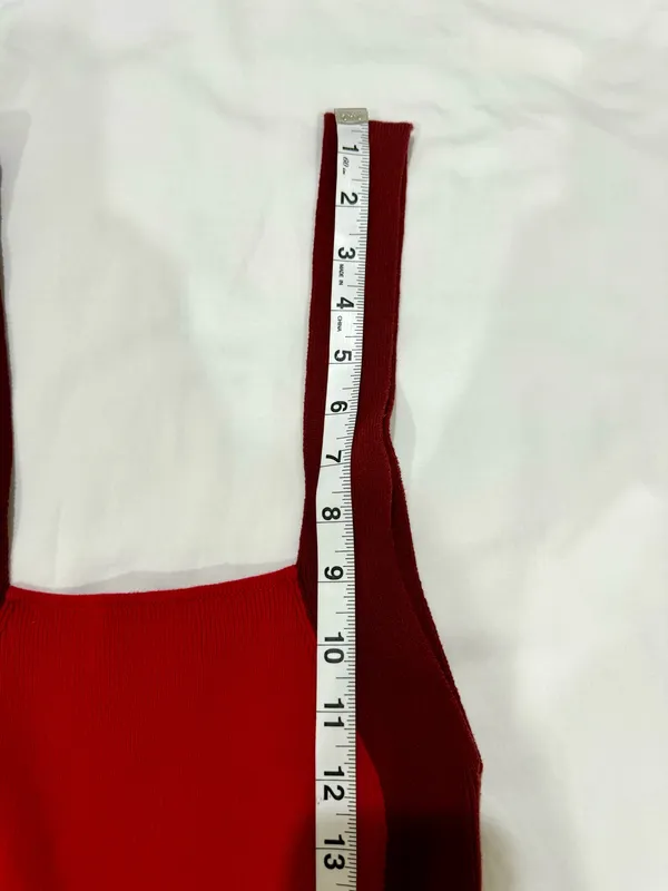 Solid & Striped The Marissa Colorblock Mini Dress Red Burgundy (Size S)⁠ - Image 9