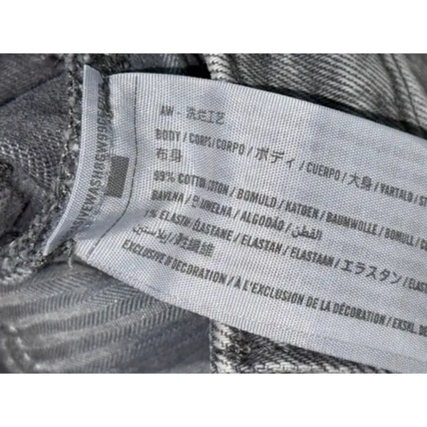 NWT Abercrombie & Fitch Curve Love The ‘90s Baggy Low Rise Gray Jeans Size 26 2 - Image 6