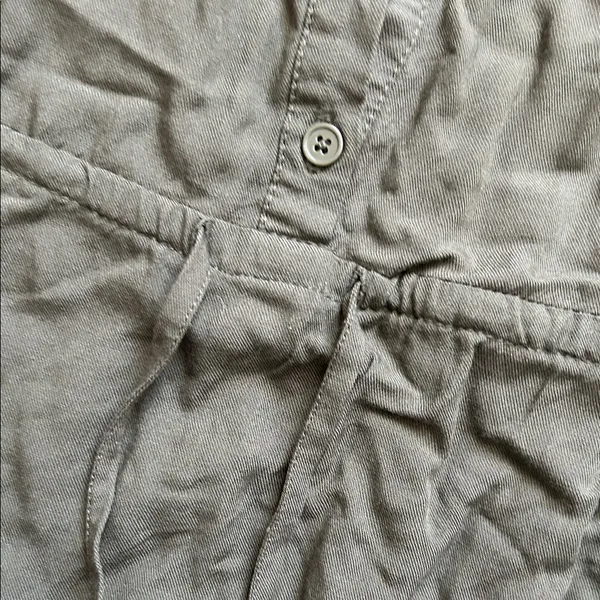 5/48 Olive Green Button-Down Dress - Image 4