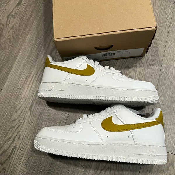 Nike W Air Force 1 '07 NN Nature White Bronzine Gold DV3808-101 Women's 7.5 - Image 6