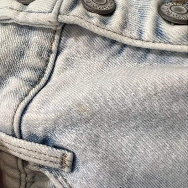 Old Navy Women's Size 6 Rockstar Super Skinny‎ High Rise Jean Light Maui Destroy - Image 6