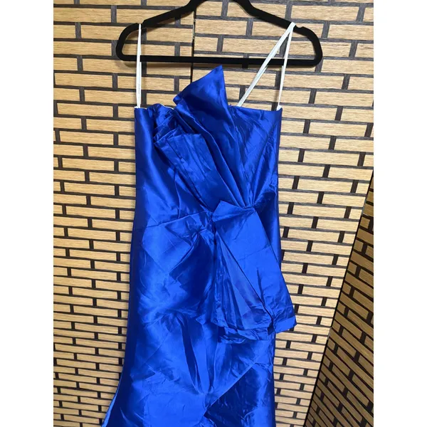Tony Bowls Blue Strapless Formal Dress Size 12‎ - Image 3