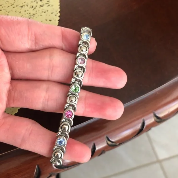 Vintage Silver Tone Bracelet - Image 2