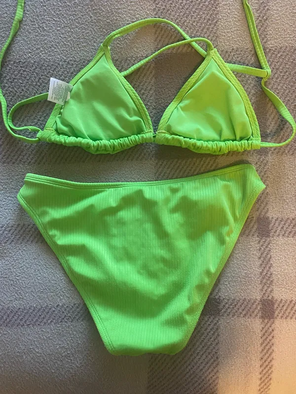 Wild Fable Bright Green Bikini Set - Image 2