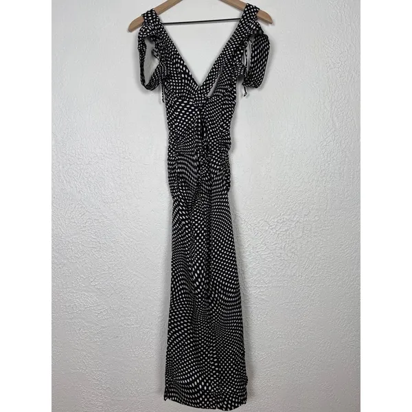 For Love & Lemons Beth Polka Dot Midi Dress Romantic Cocktail Size XS NWT - Image 5