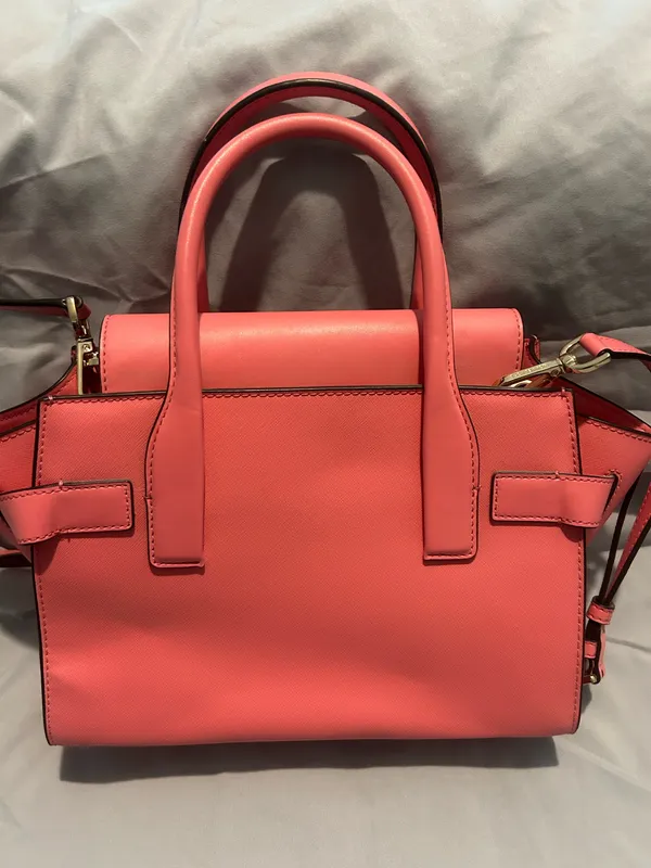 Michael Kors Pink Satchel Handbag and Wallet Set - Image 3