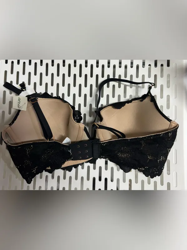 Aerie Lace Plunge Neck Bra 34C New Padded Wired - Image 4