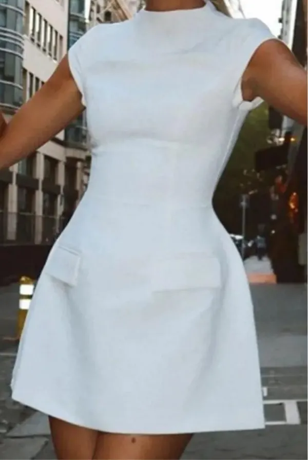Commence white grad dress  - Image 2