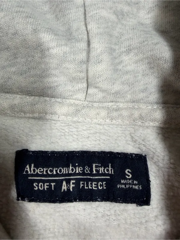Abercrombie & fitch soft a&f fleece hoodie small - Image 3