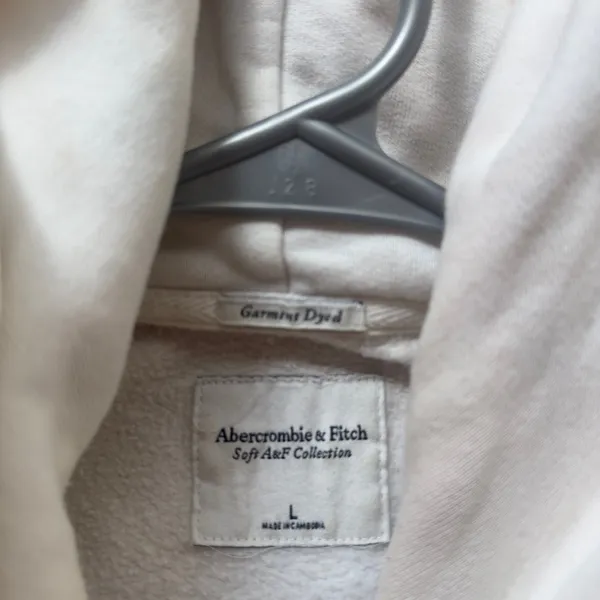 Abercrombie & Fitch Soft Lounge Tie Dye Cutoff Hoodie - Image 4
