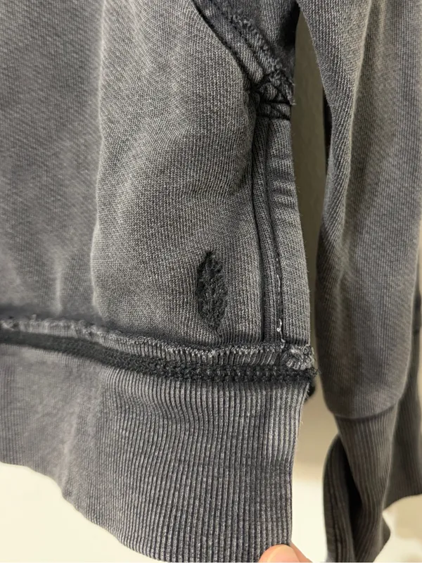 Free People Movement Only One Zip Up Hoodie Black XS Oversized - Image 5