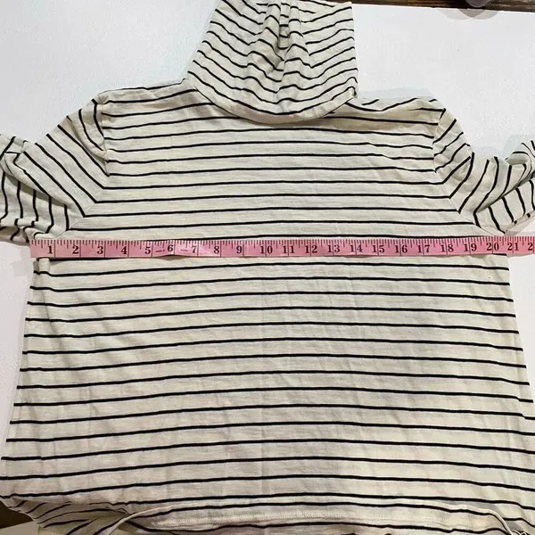 Madewell Striped Turtleneck Long Sleeve Top Size XL - Image 5