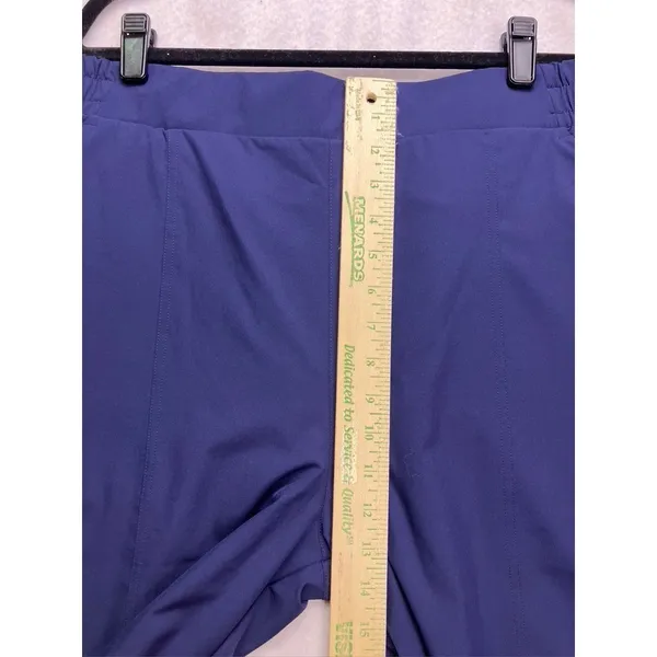 Fabletics Downtown Wide Leg Pant Women XL Purple Relaxed Fit Sweat Wicking Sport - Image 4