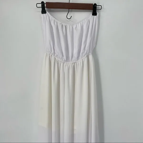 Show me your Mumu ivory crisp bridesmaids‎ dress medium nwot wedding bride - Image 10