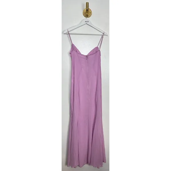 HOUSE OF CB Loren Georgette Mermaid Gown in Pink Size Medium - Image 12