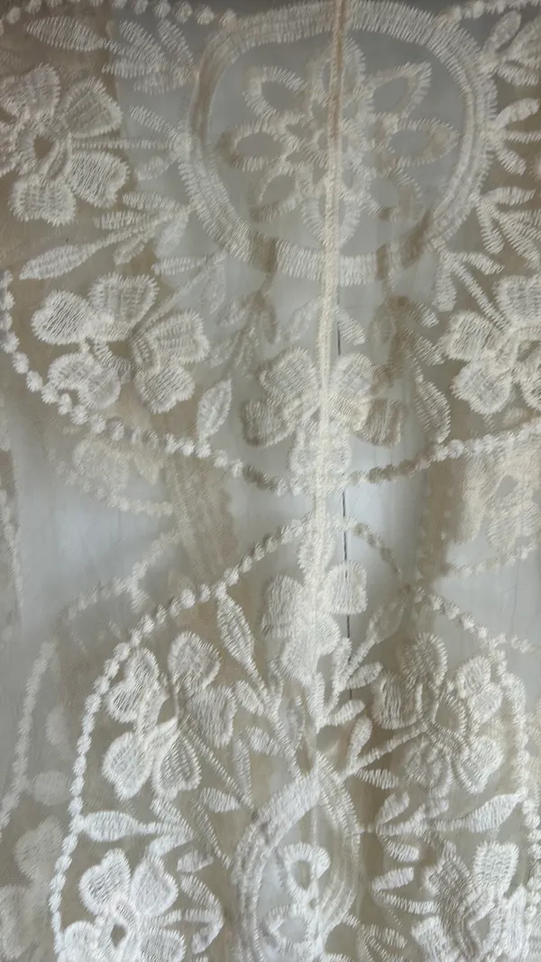 Lace Shawl Tan Size M - Image 6