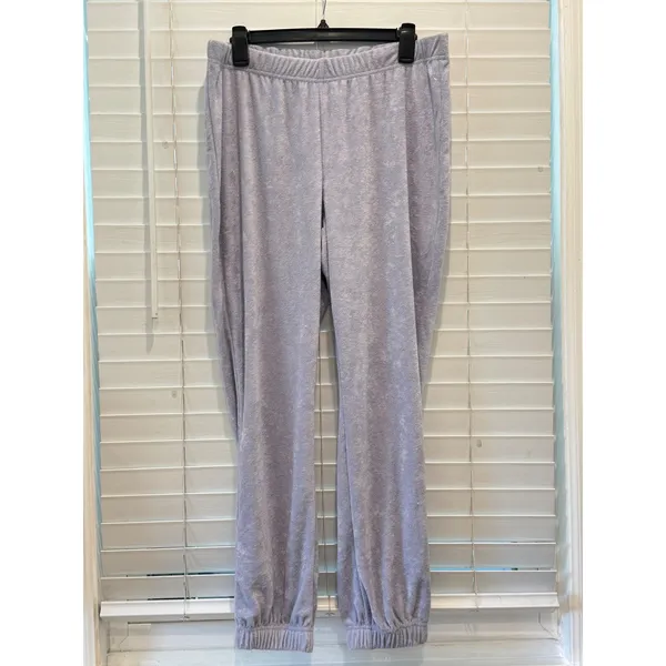 NWOT Juicy Couture Joggers Women L Lavender Terry Rhinestone Logo Y2K Loungewear - Image 2