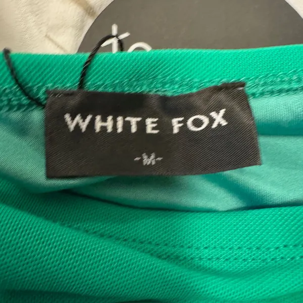 2011 | NWT White Fox Bodycon Festival Ruched Cut Out Mini‎ Skirt Green Womens M - Image 5
