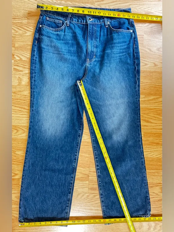 Veronica Beard 100% Cotton Woman’s Straight-Leg Indigo Jeans Size 32 - Image 3