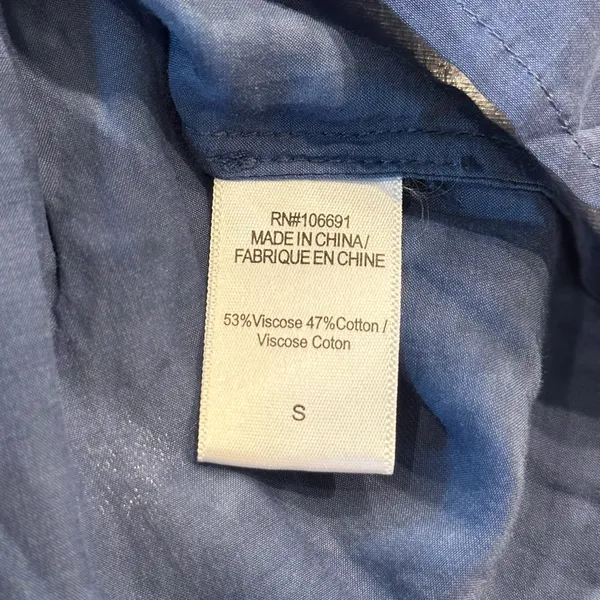 Young Fabulous Broke‎ Blue Tie Dye Tank Size Small - Image 4