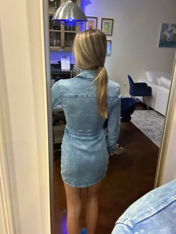 superdown Denim Dress - Image 3