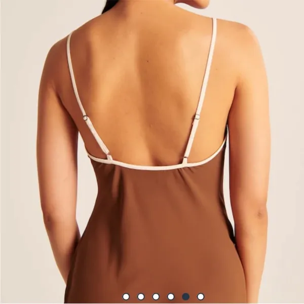 Abercrombie & Fitch Brown Slip Maxi Dress NWT - Image 5