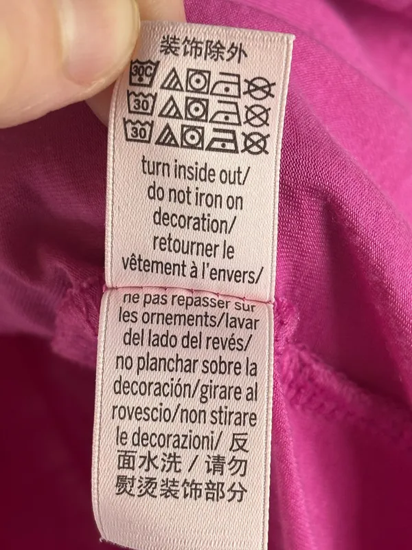 Victorias Secret Women XS Hot Pink Modal Long Sleeve Sleepwear Shirt Monogrammed - Image 8