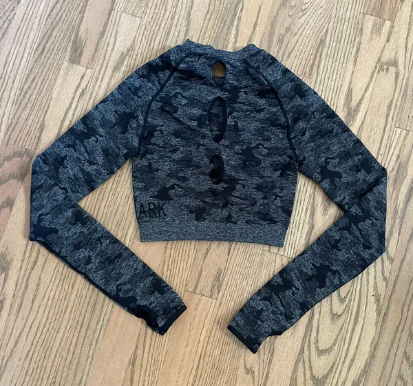 Gymshark Adapt Camo Crop Top - Image 7