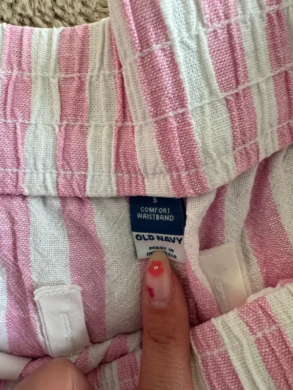 Old Navy Striped Linen Set - Image 2