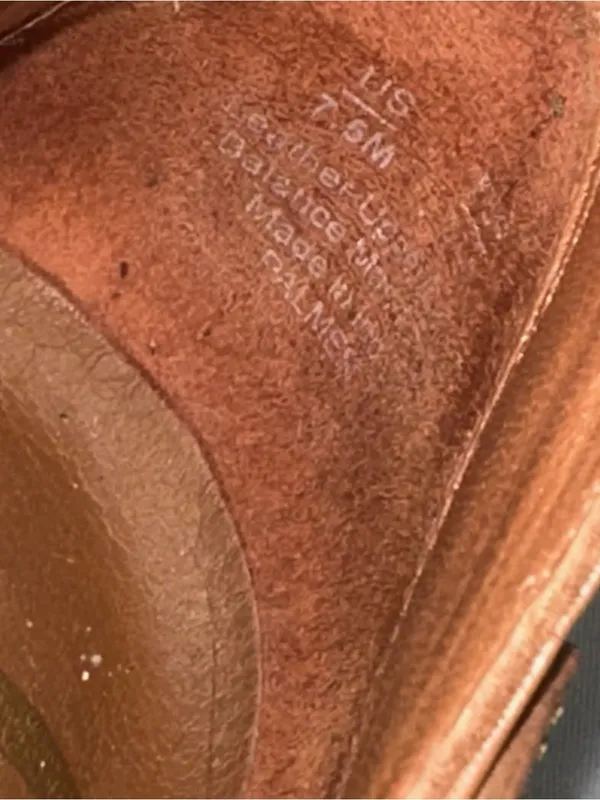 Sam Edelman Palmer Tan Leather Buckle Strap Ankle Boots Side Cutout 7.5M - Image 7