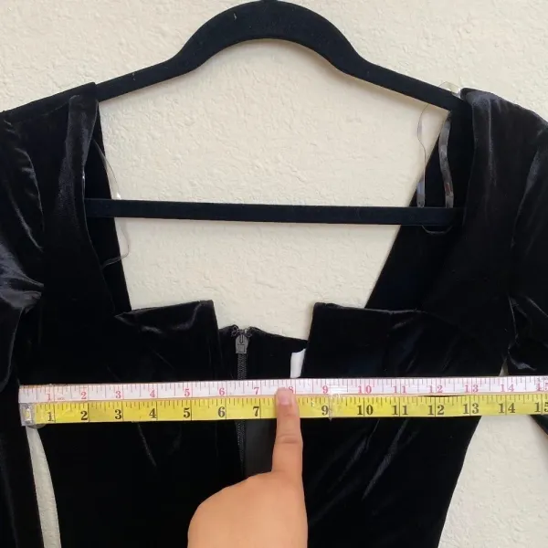 House of CB the Charlotte Plunge Maxi black Dress Size XS‎ NWOT - Image 13