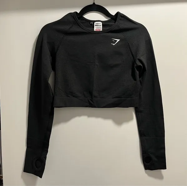 Gymshark Vital Seamless Long Sleeve Crop Top - Image 3