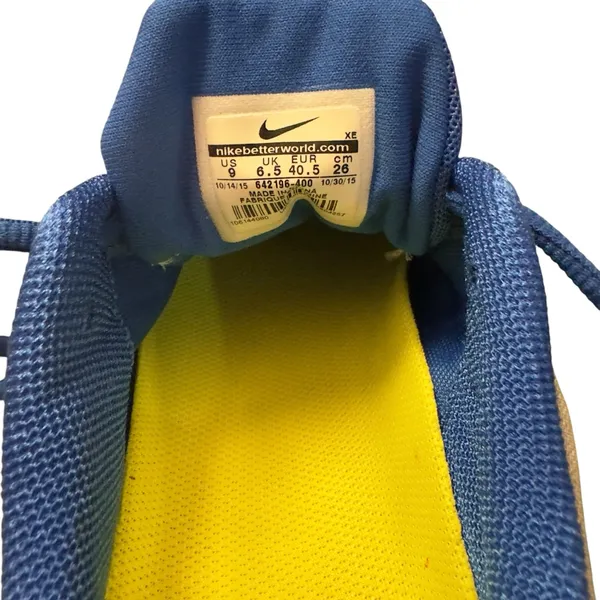 Nike Zoom Fitsole 3 Women Running Shoes Royal Blue Pink Athletic Sneakers in EUC - Image 10
