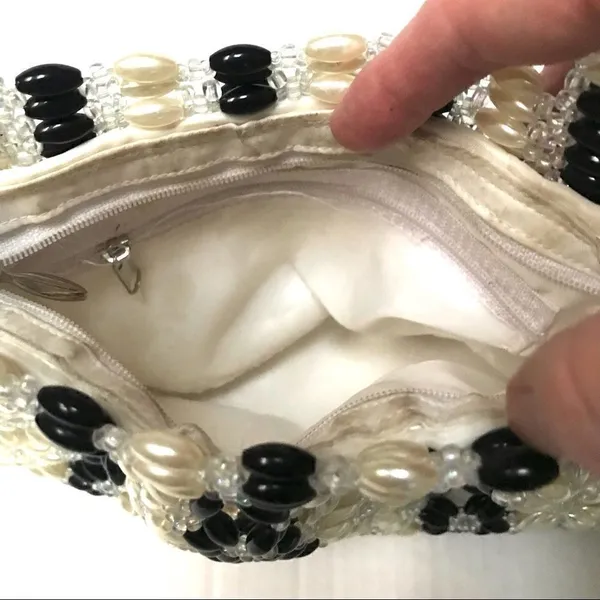 Vintage beaded black - Image 5