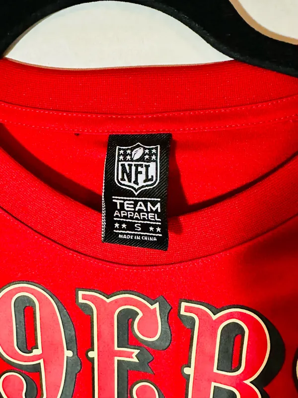 NFL Team Apparel San Francisco 49ers Jersey Size Small NWT P-p 18” S-h 28” - Image 2