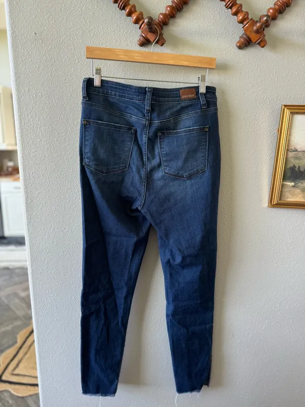 Judy Blue Skinny Jeans Ankle Slit - Image 4
