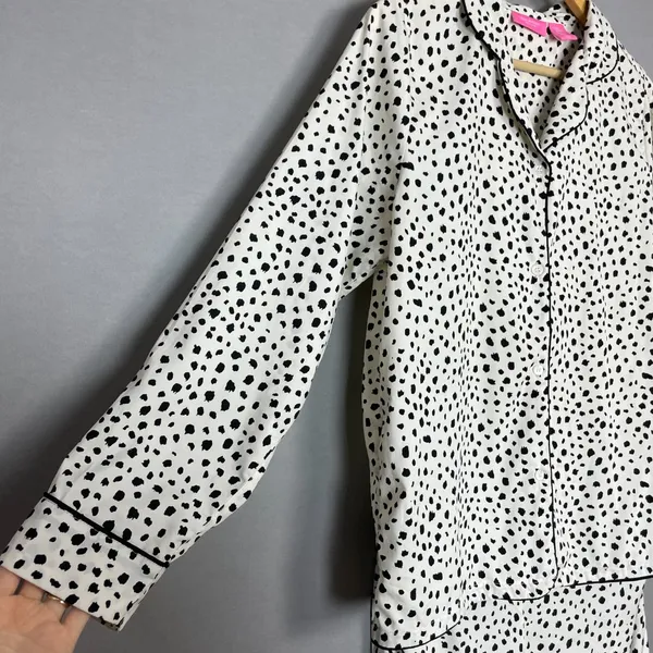 Isaac Mizrahi‎ Pajamas Dots Cruella De Vil Halloween Costume Dalmatian Spots Med - Image 7