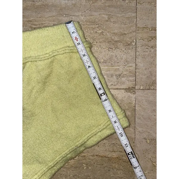Free People Intimately Pullon Shorts Womens Cable Knit Lounge Mini Yellow Size S - Image 6