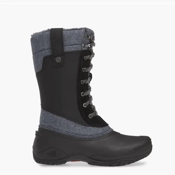 The North Face Shellista III Mid Winter Boots Women’s Black & Grey Size 6 - Image 4