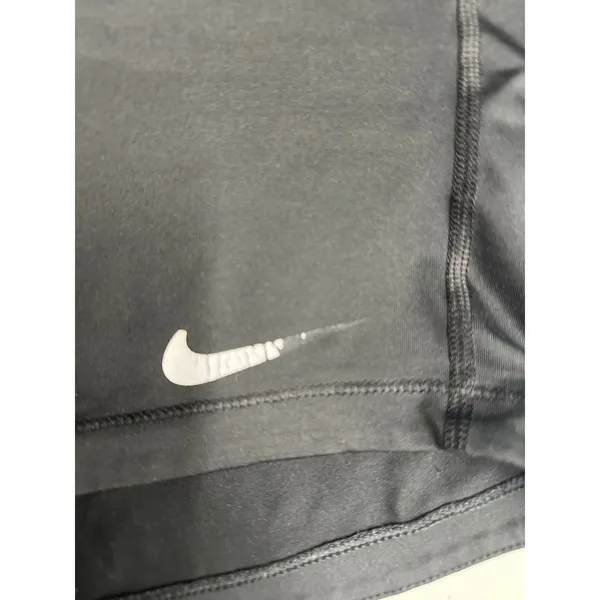 Nike Pro Dri-FIT Womens XL Black Crossover Waistband Compression Shorts Running - Image 5