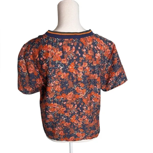 Roller Rabbit Ettiene Misa Floral Shirt Silk Blend M - Image 3