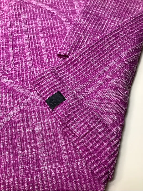 Lululemon Rest Less Crewneck Pullover in Heathered Ultra Violet Hue Size 4 NWOT - Image 2