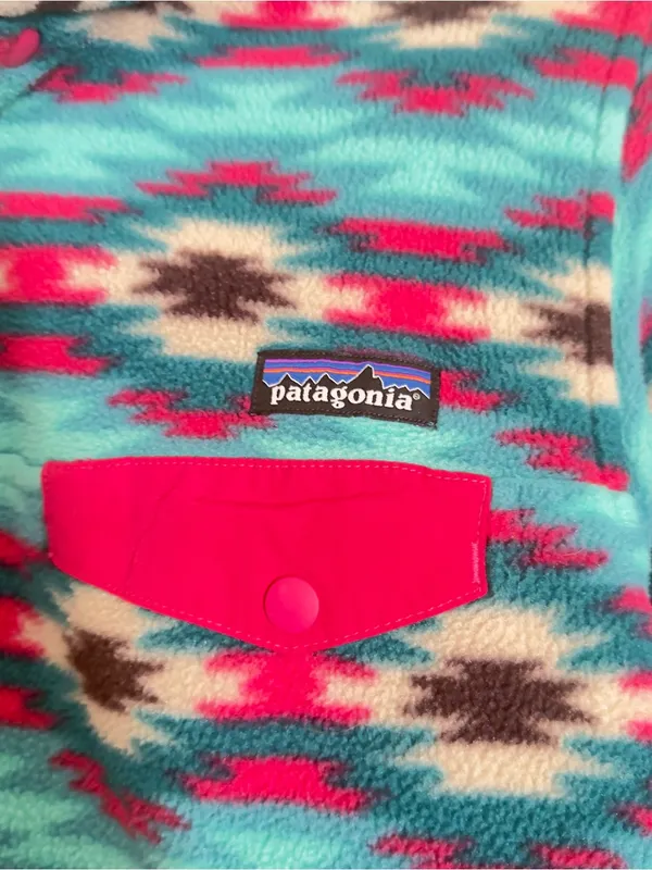 Patagonia Synchilla Snap-T Wild Desert Aztec Print Fleece Pullover - Image 9
