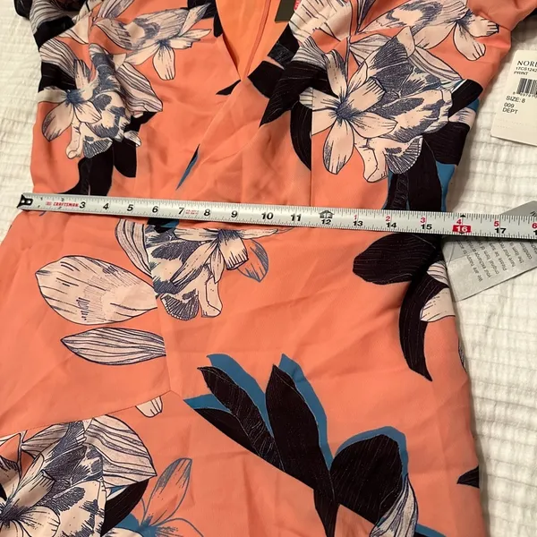 Cooper St Peach Floral Spring Dress - NWT - Size 8 - Image 15