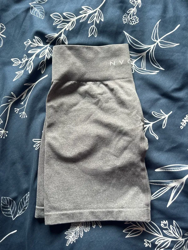 Grey NVGTN Shorts  - Image 3
