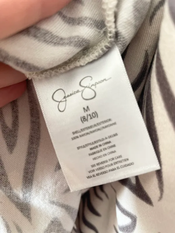 Jessica Simpson Women Short Sleeve Animal Print Blouse (Med) O216 - Image 10