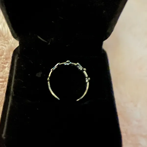 Gorgeous Stainless Steel Silver Ring Size 7 - Image 2