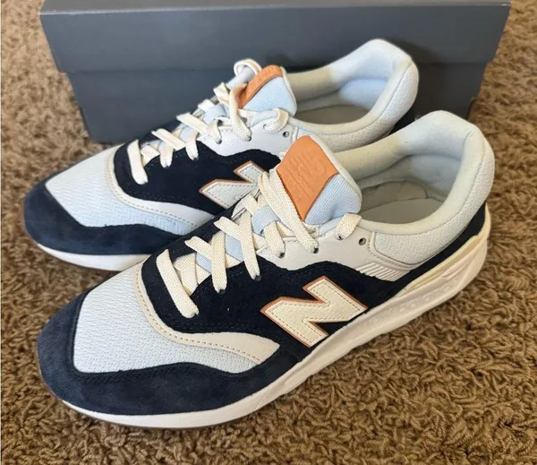 NEW BALANCE 997 Shoes Lifestyle Sneakers Blue Size Women’s 9 CM997HLR - Image 3